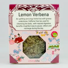 chinalife Organic Lemon Verbena Leaf Cut Herbal Tea