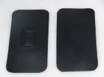 Rubber electrodes for use in TENS treatment. 50mmx100mm - 2pcs  Add gel for better conductivity.  Must be fixed with adhesive tape.