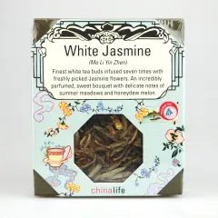chinalife White Jasmine Premium Artisan Loose Leaf Jasmine Tea