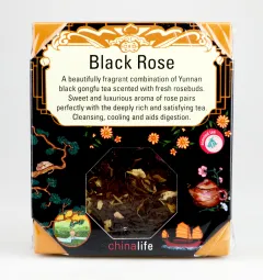 chinalife Premium Artisan Black Rose Loose Leaf Tea