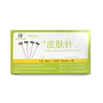 Plum Blossom Seven star hammer with 12 replacement disposable heads.  Long handle with 3mm needle.  Used for traditional plum blossom needling.  Stimulation by gentle needling tapping technique.