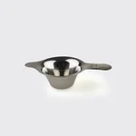 Chinese Tea Strainer - Infuser (Super Fine Mesh) used for traditional tea ceremony and brewing in a cup.